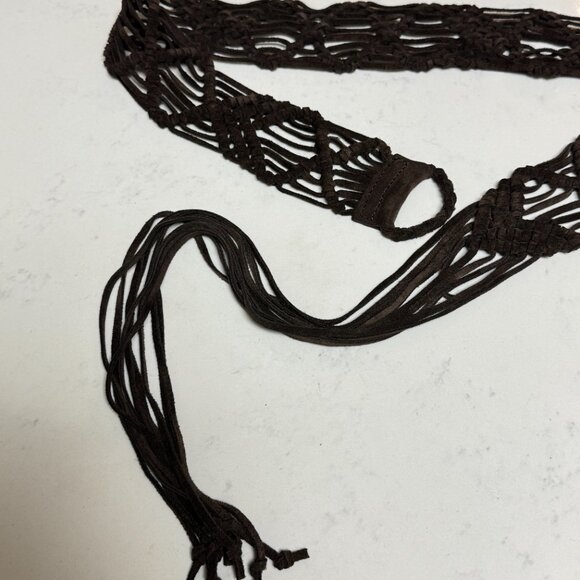 Boho Y2K Western Fringe Belt - Picture 3 of 5